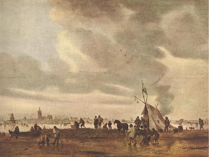 View of The Hague in Winter dg, GOYEN, Jan van